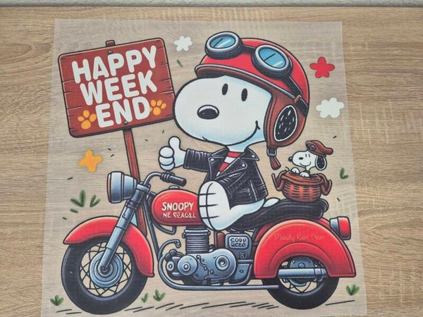 Snoopy Transfer - Bügelbild