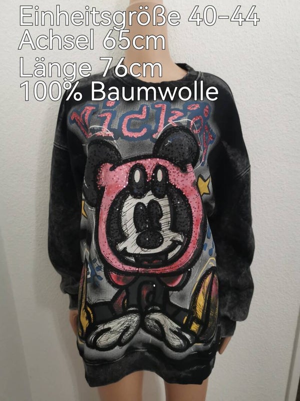 Mickey Mouse Pullover Größe 40-44 Einheitsgröße