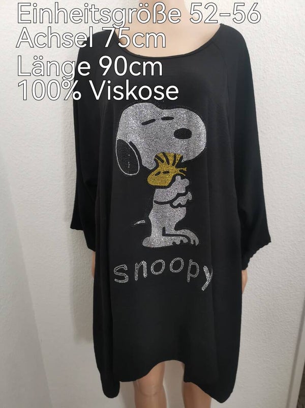 Snoopy Glitzer Tunika Größe 52-56 Einheitsgröße