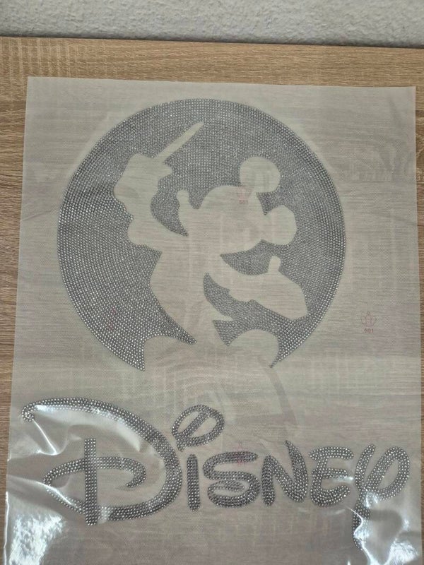 Mickey Mouse Hot Fix Strass Eisen Auf Heat Bling Kristall Transfer Applikation