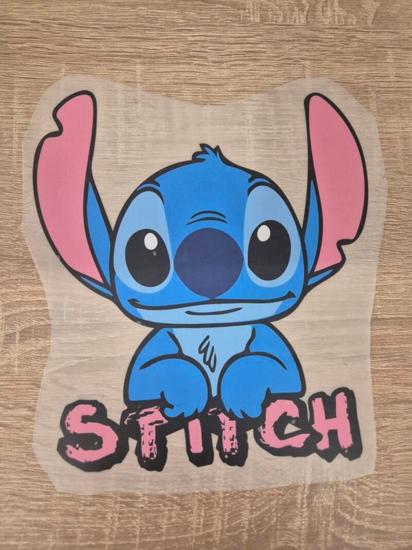 Stitch Cartoon DTF Transfer Bügelbild Wärmeübertragung auf Kleidung - Textil