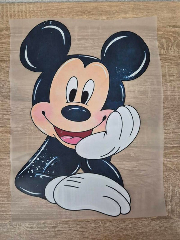Mickey Mouse Cartoon DTF Transfer Bügelbild Wärmeübertragung auf Kleidung Textil