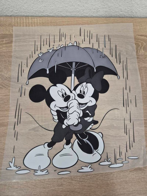 Mickey Mouse Cartoon DTF Transfer Bügelbild Wärmeübertragung auf Kleidung Textil