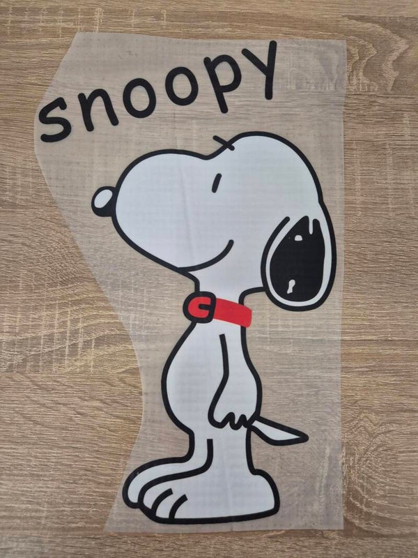 Snoopy Cartoon DTF Transfer Bügelbild Wärmeübertragung auf Kleidung Textil
