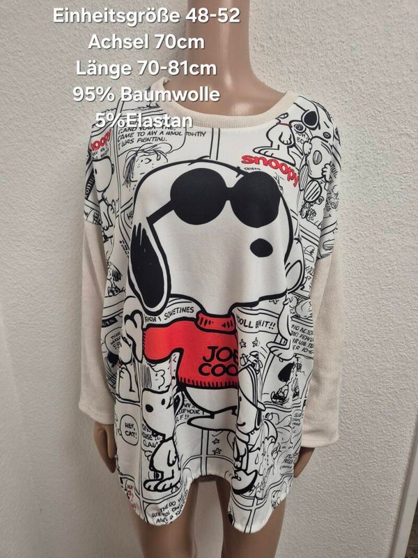 Snoopy Pullover Größe 48-52 Einheitsgröße