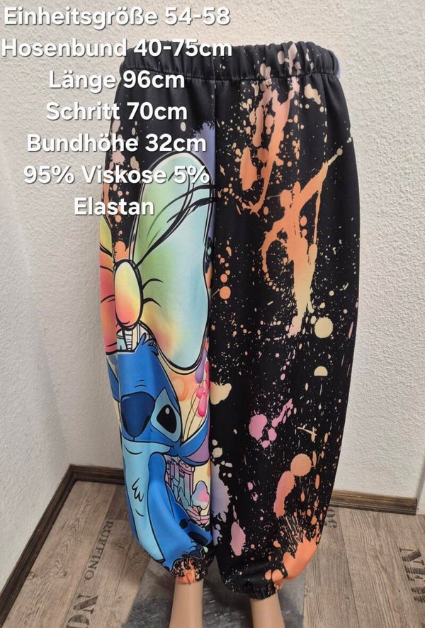 Stitch Hose Jogpants Größe 54-58 Einheitsgröße