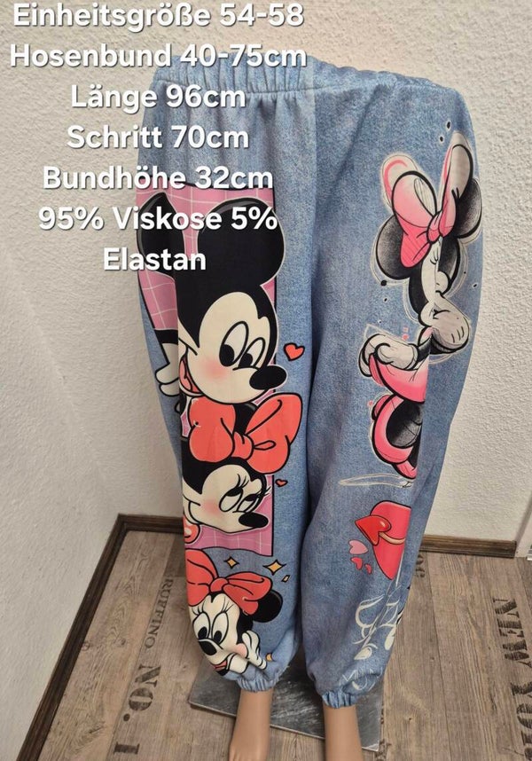 Mickey Mouse Hose Jogpants Größe 54-58 Einheitsgröße