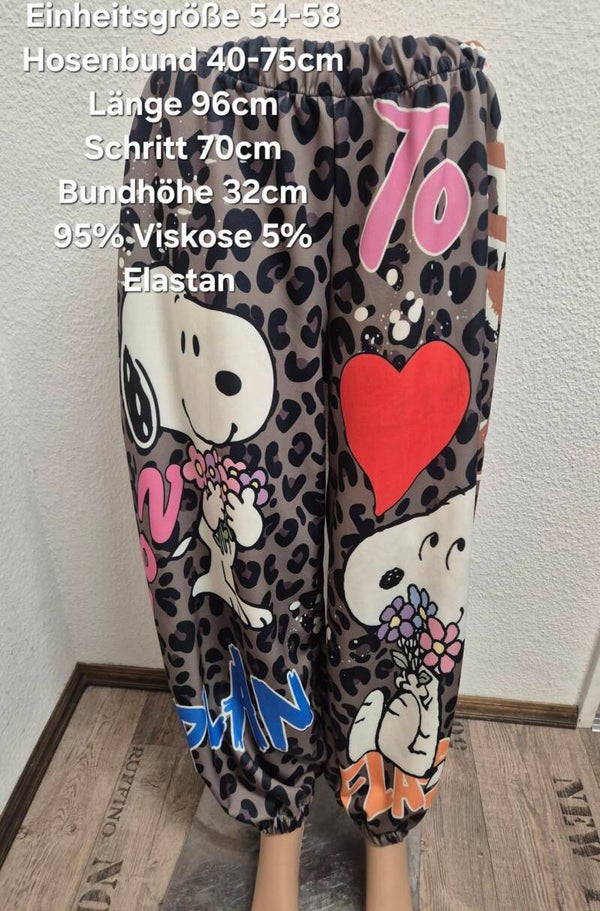 Snoopy Hose Jogpants Größe 54-58 Einheitsgröße
