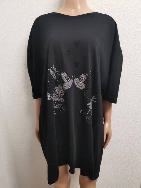 Mickey Mouse Glitzer Shirt in verschiedenen Größen 36-56 vorhanden