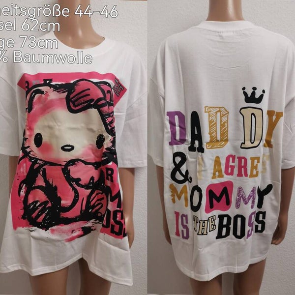 Hello Kitty Shirt Größe 44-46 Einheitsgröße