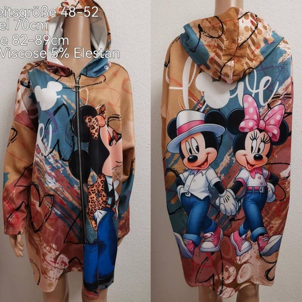 Mickey Mouse Übergangsjacke Größe 48-52 Einheitsgröße