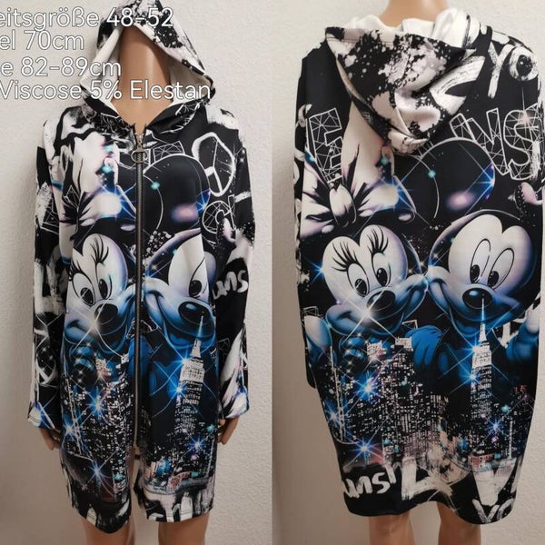 Mickey Mouse Übergangsjacke Größe 48-52 Einheitsgröße