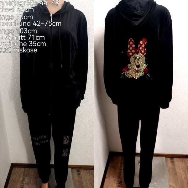 Minnie Mouse Jogginganzug Größe 44-48 Einheitsgröße