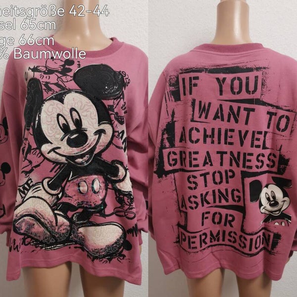 Mickey Mouse Pullover Größe 42-44 Einheitsgröße