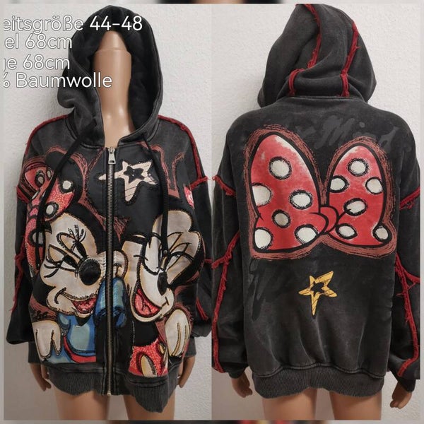 Mickey Mouse Sweatjacke Größe 44-48 Einheitsgröße