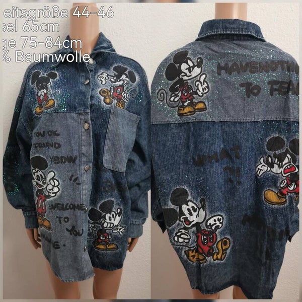 Mickey Mouse Hemdjacke Größe 44-46 Einheitsgröße