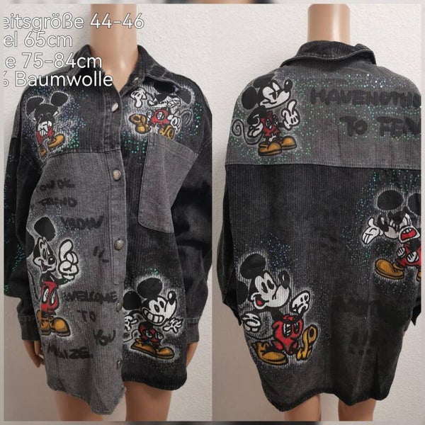 Mickey Mouse Hemdjacke Größe 44-46 Einheitsgröße