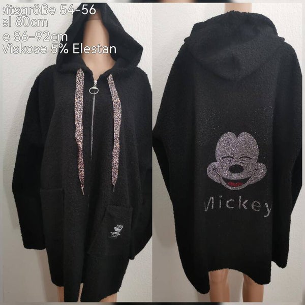 Mickey Mouse Glitzer Mantel Größe 54-56 Einheitsgröße