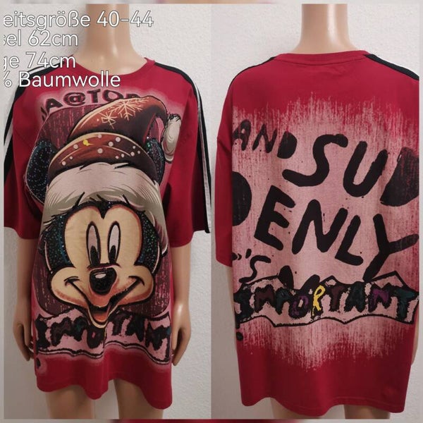 Mickey Mouse Shirt Größe 40-44 Einheitsgröße Weihnachten