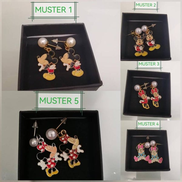 Mickey Mouse - Minnie Mouse Ohrringe - Modeschmuck
