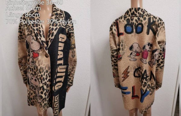 Snoopy Jacke Größe 36-40 Einheitsgröße