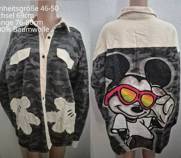 Mickey Mouse Jeansjacke Größe 46-50