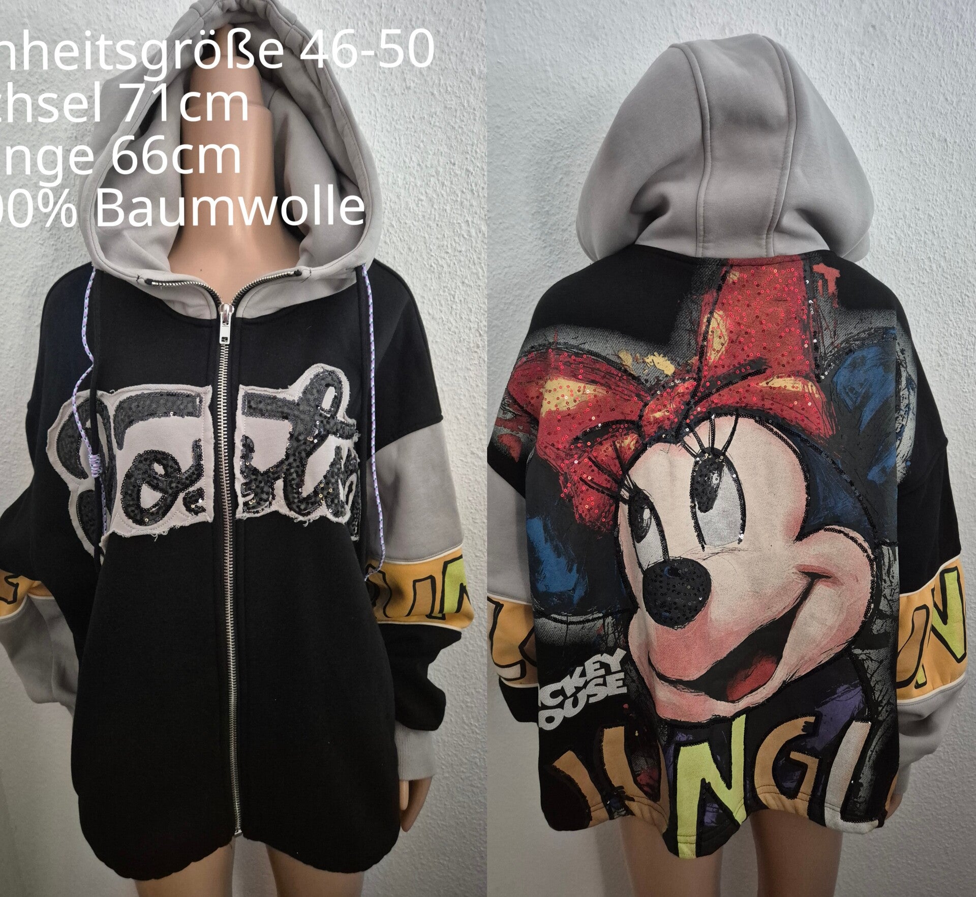 Minnie Mouse Jacke Größe 46-50 Einheitsgröße