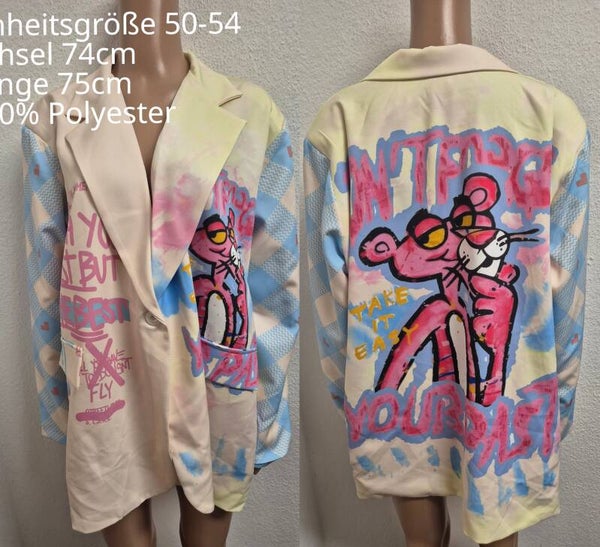 Pink Panther Blazer Größe 50-54 Einheitsgröße