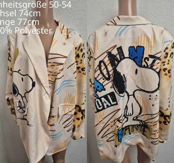 Snoopy Blazer Größe 50-54 Einheitsgröße