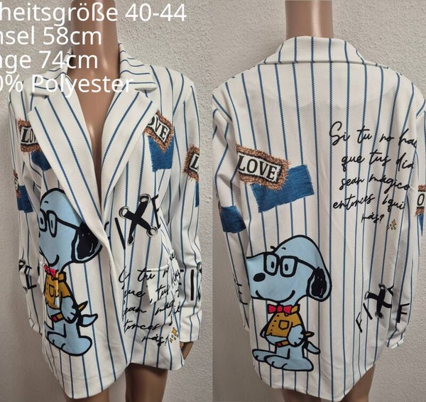 Snoopy Blazer Größe 40-44 Einheitsgröße