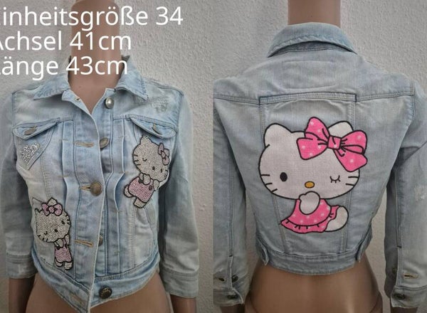Hello Kitty Denim Jeansjacke Größe 34