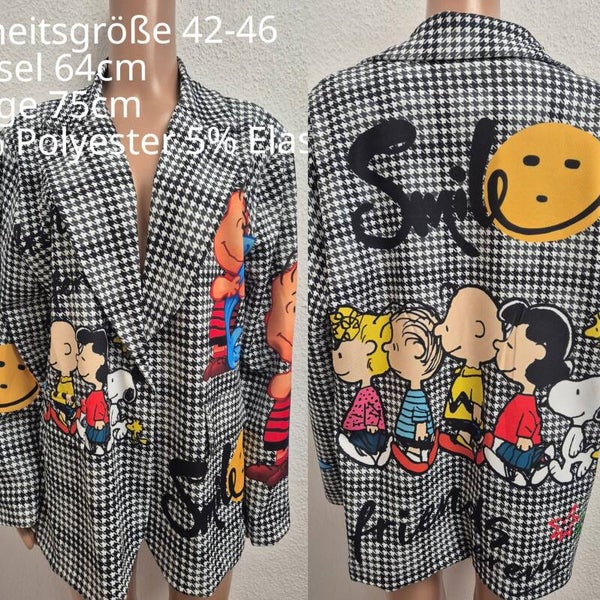Snoopy Blazer Größe 42-46 Einheitsgröße