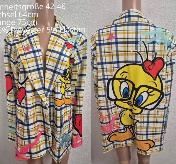 Tweety Blazer Größe 42-46 Einheitsgröße
