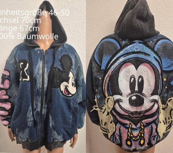 Mickey Mouse Jacke Größe 46-50 Einheitsgröße