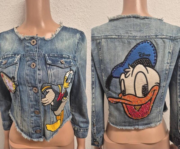 Donald Duck Jeansjacke Größe 36/38