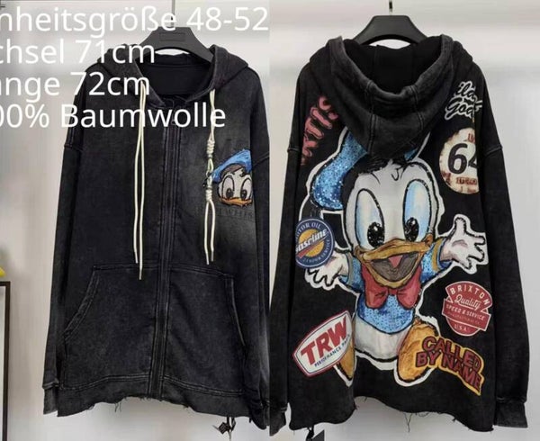 Donald Duck Jacke Größe 48-52 Einheitsgröße