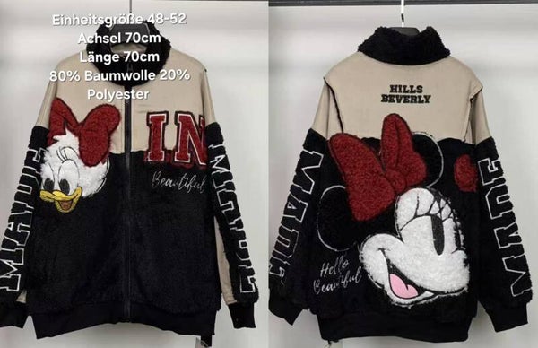 Minnie Mouse Plüsch Jacke Größe 48-52 Einheitsgröße