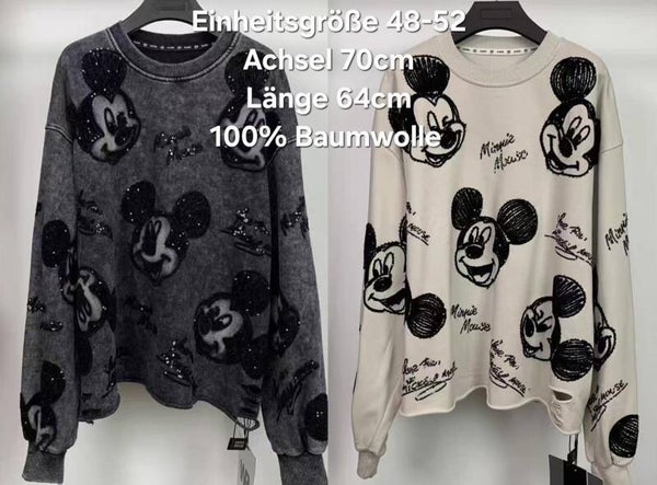 Mickey Mouse Pullover Größe 48-52 Einheitsgröße