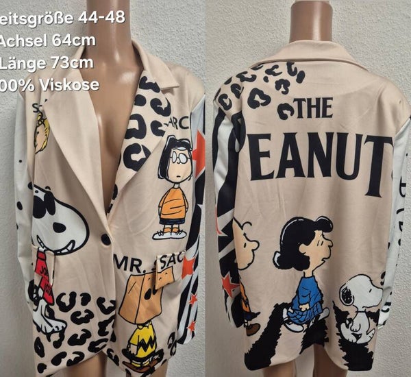 Snoopy Blazer Größe 44-48 Einheitsgröße