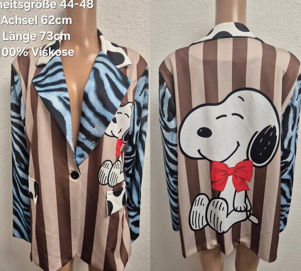 Snoopy Blazer Größe 44-48 Einheitsgröße