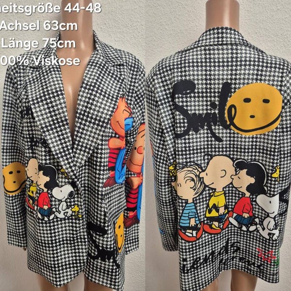 Snoopy Blazer Größe 44-48 Einheitsgröße