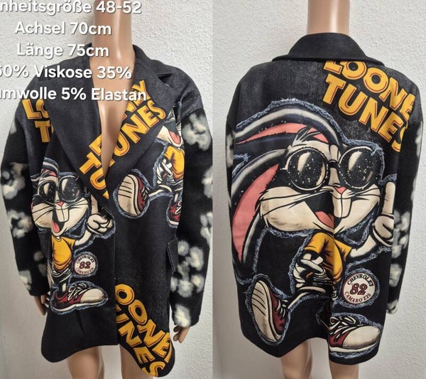 Bugs Bunny Longblazer Größe 48-52 Einheitsgröße