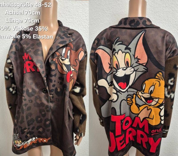 Tom and Jerry Longblazer Größe 48-52 Einheitsgröße