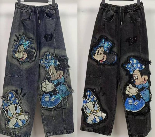 Minnie Mouse Hose Größe 38 bis 42 Einheitsgröße