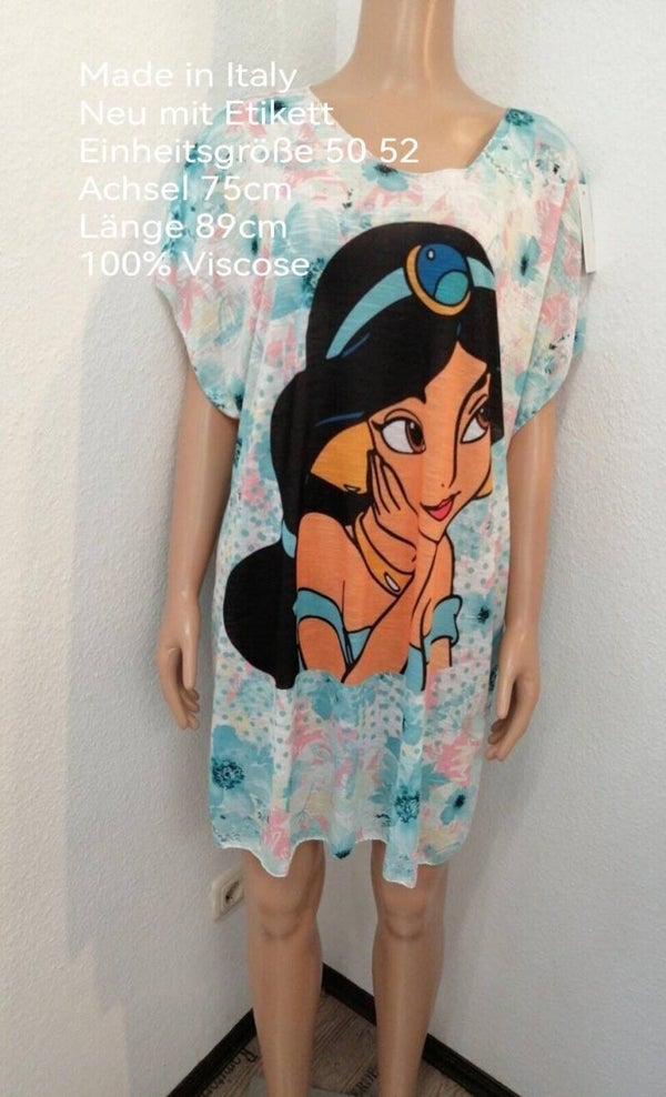 Prinzessin Jasmin Shirt Größe 48 bis 52 tragbar