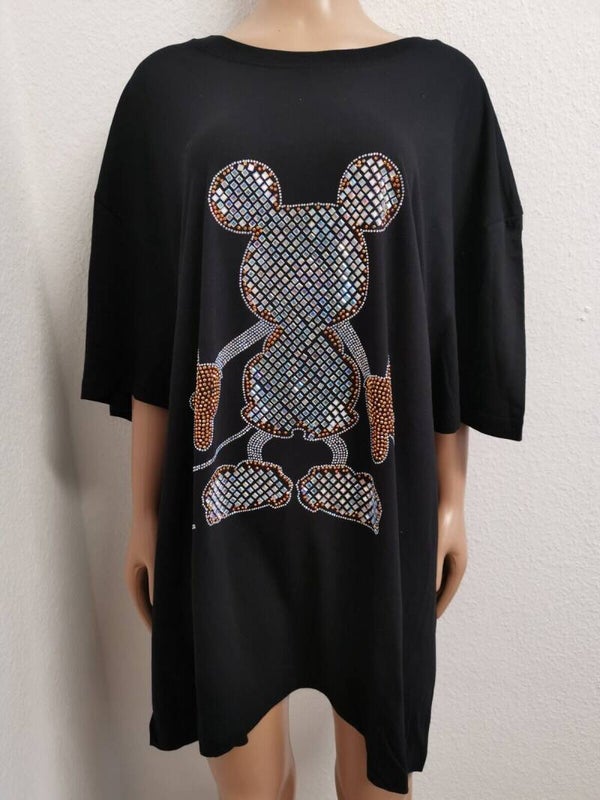 Mickey Mouse Glitzer Shirt Größe 36 bis 56/58 vorhanden