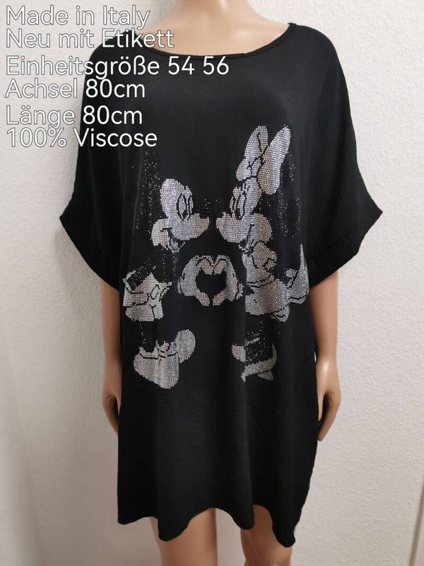 Mickey Mouse Glitzer Shirt Größe 54-56