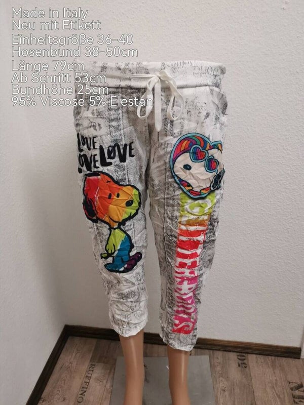 Snoopy Capri Hose Größe 36-40