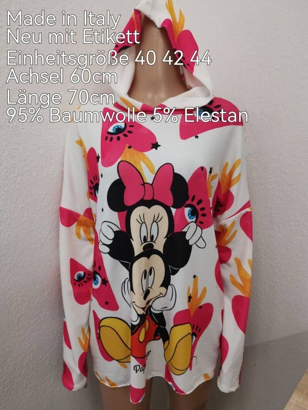 Mickey Mouse Kapuzen Pullover Größe 40-44