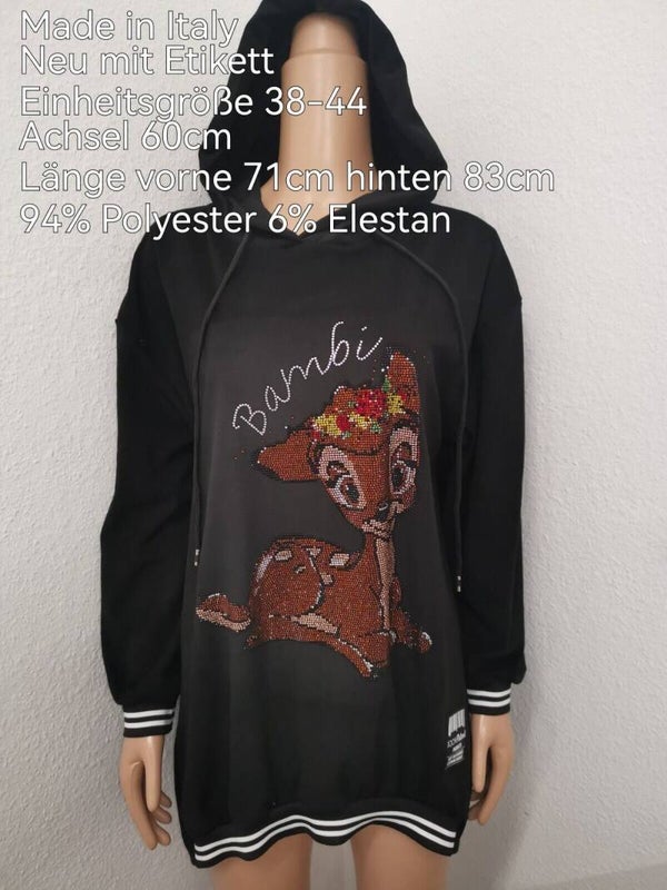 Bambi Kapuzen Pullover Größe 38 40 42 44